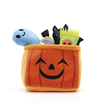 Load image into Gallery viewer, Croci fright stuffy pompoen met 5 speeltjes