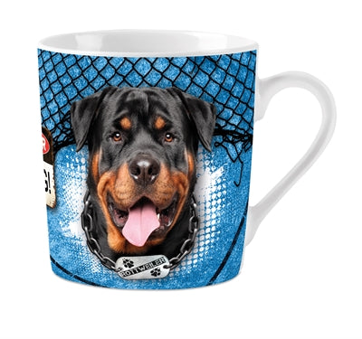 Load image into Gallery viewer, Plenty gifts mok rottweiler blauw