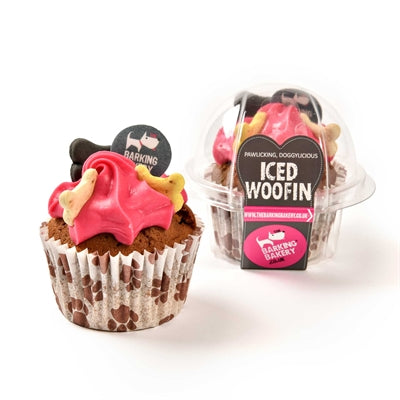 Load image into Gallery viewer, The barking bakery vanilla woofin met roze glazuur