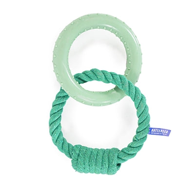 Load image into Gallery viewer, Battersea ring rubber touw groen