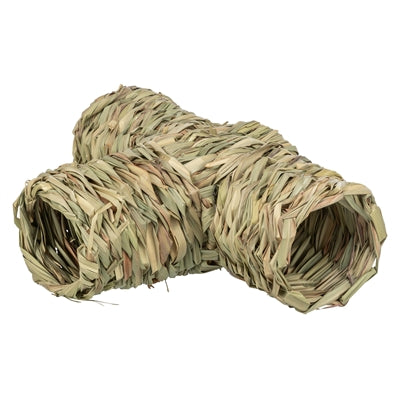 Load image into Gallery viewer, Trixie tunnel met vertakking hamster gras