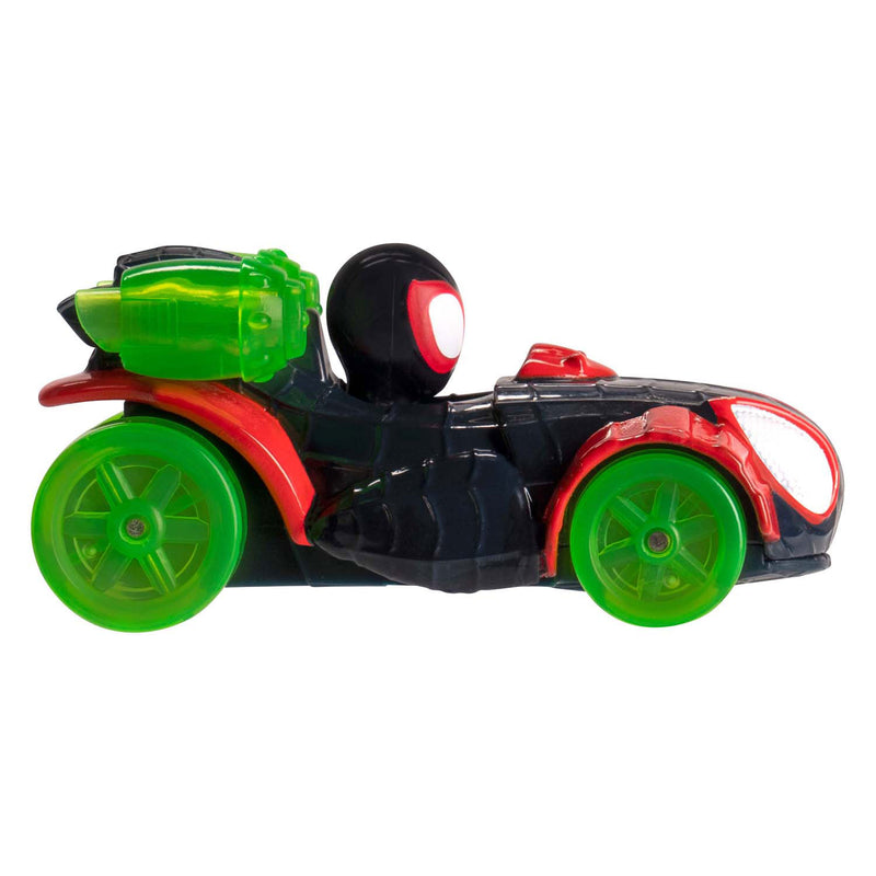 Load image into Gallery viewer, Jazwares spidey mega jump hoofdkwartier racebaan