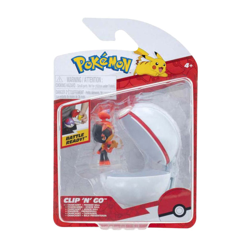 Load image into Gallery viewer, Jazwares pokémon - clip n go charcadet premier ball
