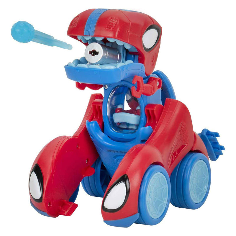 Load image into Gallery viewer, Jazwares spidey and amazing friends - spidey-rex racevoertuig