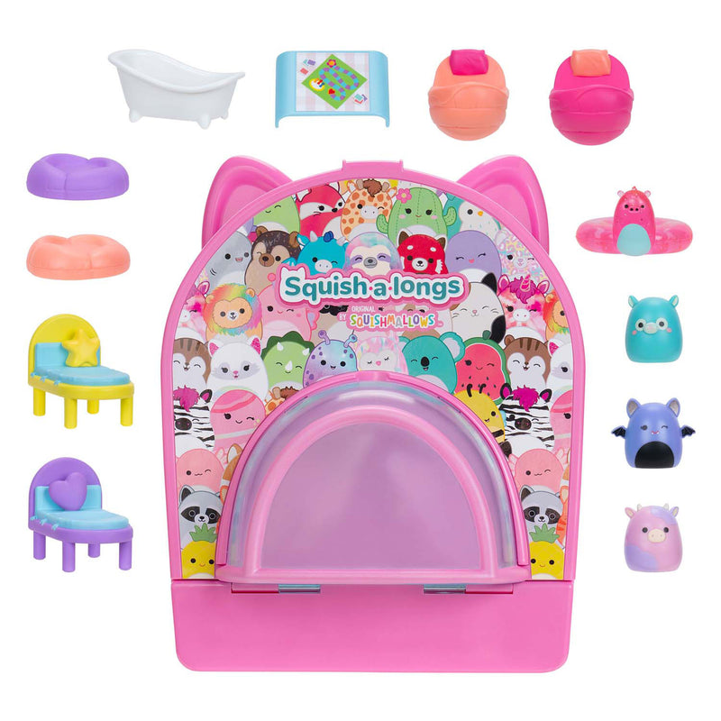 Load image into Gallery viewer, Squishmallows - squish-a-longs onderweg speelset feest