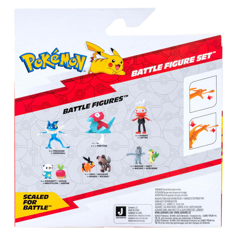 ギャラリービューアに画像をロードする, Jazwares pokémon battle feature figuurset - glurak en pikachu - 2dlg.