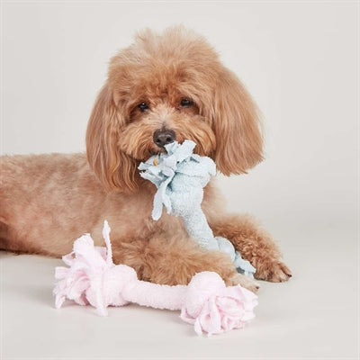 Load image into Gallery viewer, Fofos terry puppy touw 2 knopen