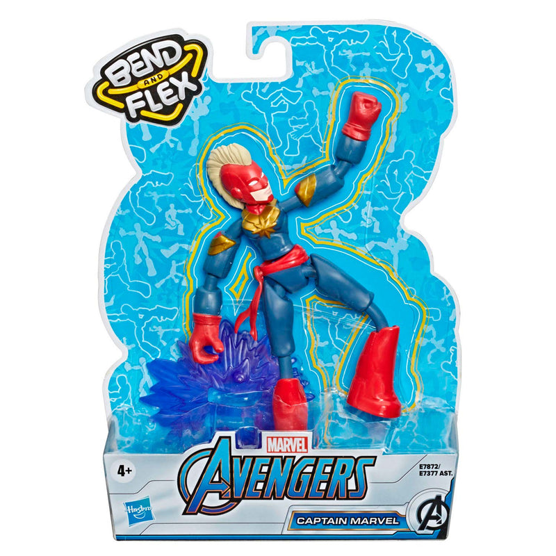 Load image into Gallery viewer, Hasbro flexibel actiefiguur avengers - captain marvel