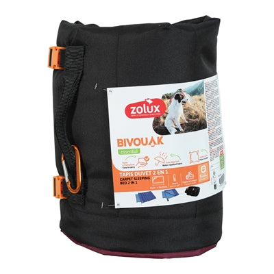 Load image into Gallery viewer, Zolux bivouak hondendeken slaapzak 2in1 rood