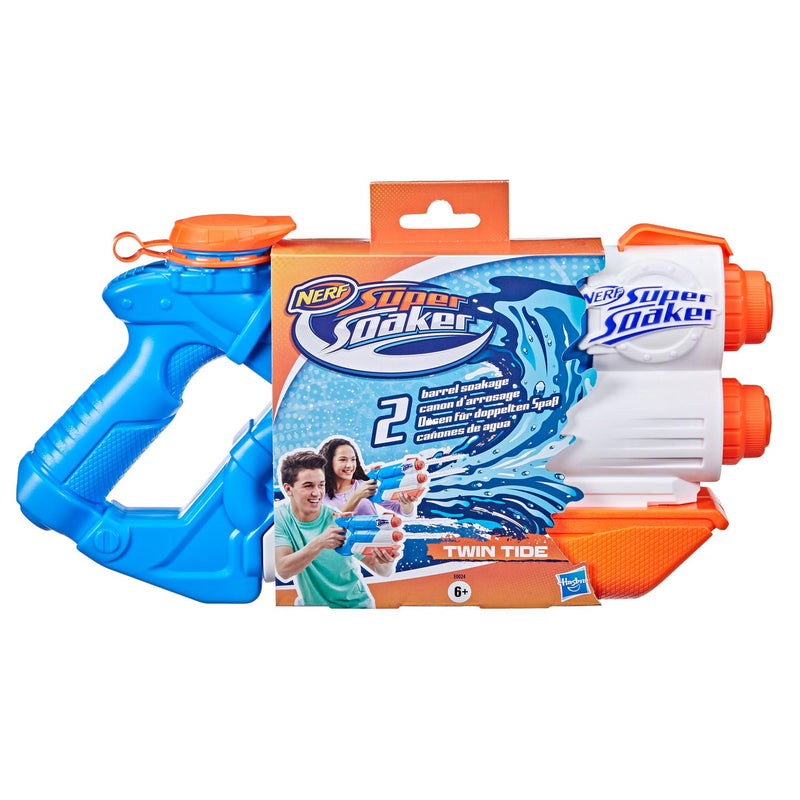 Afbeelding laden in galerijviewer, Nerf super soaker twin tide - waterpistool