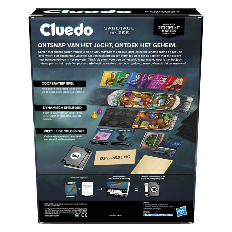 Load image into Gallery viewer, Hasbro cluedo escape sabotage op zee bordspel