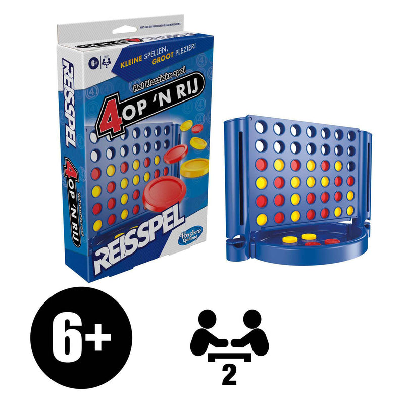 Afbeelding laden in galerijviewer, Hasbro gaming vier op 'n rij - reisspel -