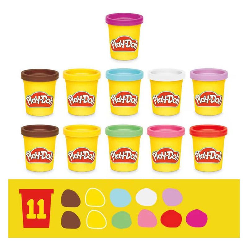Afbeelding laden in galerijviewer, Play-doh taart met laagjes - boetseerklei