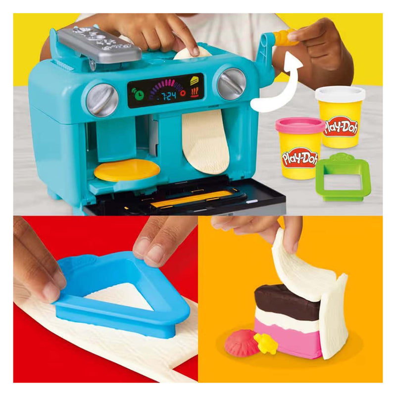 Afbeelding laden in galerijviewer, Play-doh taart met laagjes - boetseerklei