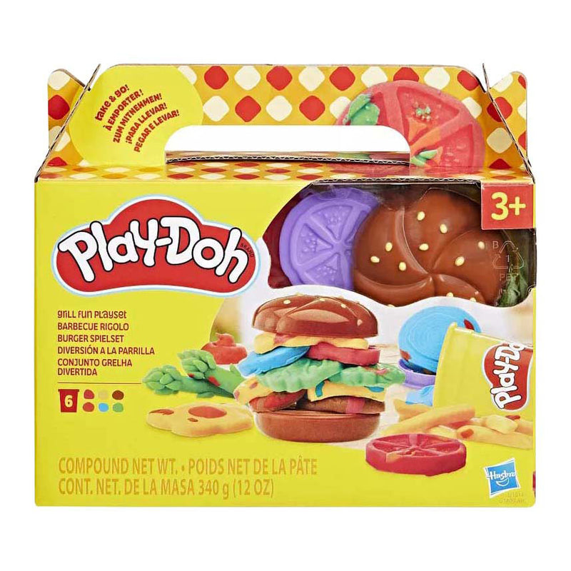 Load image into Gallery viewer, Play-doh grillplezier - 6 kleipotjes