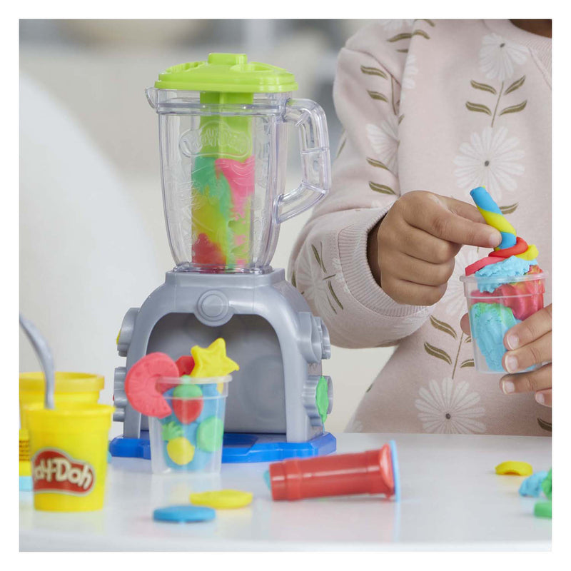 Afbeelding laden in galerijviewer, Play-doh swirlin' smoothies blender - 5 kleipotjes
