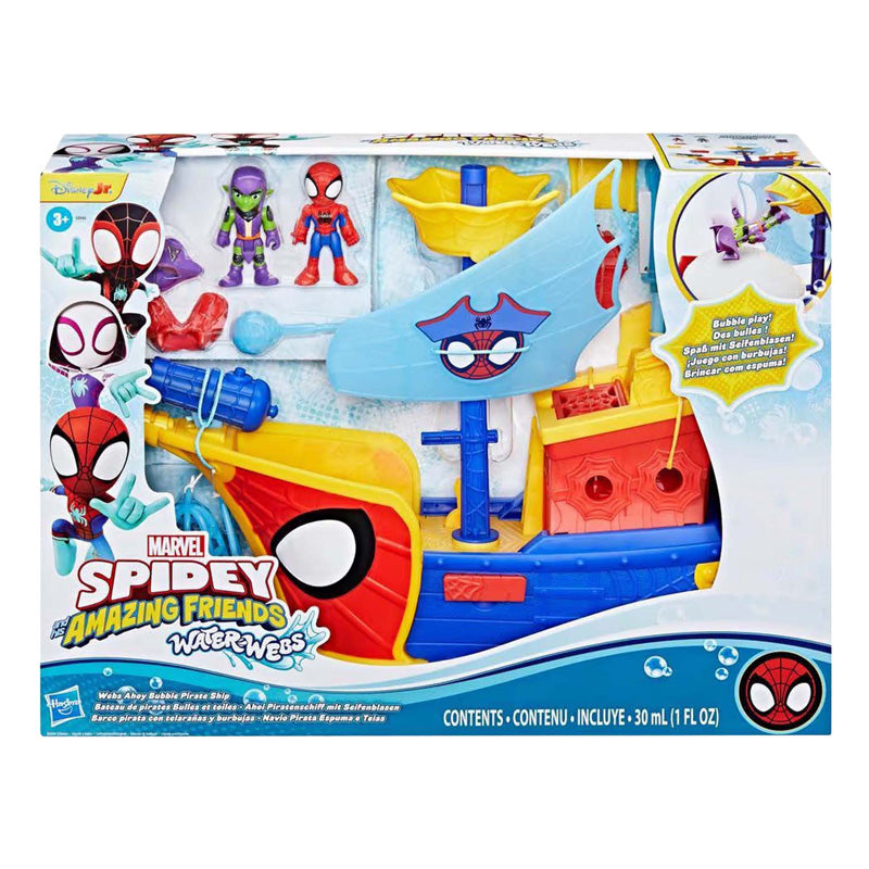 Chargez l'image dans la visionneuse de la galerie, Spidey water-webs ahoy pirantenschip met bubbels - incl. bellenblaas
