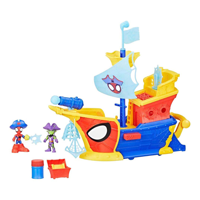 Chargez l'image dans la visionneuse de la galerie, Spidey water-webs ahoy pirantenschip met bubbels - incl. bellenblaas