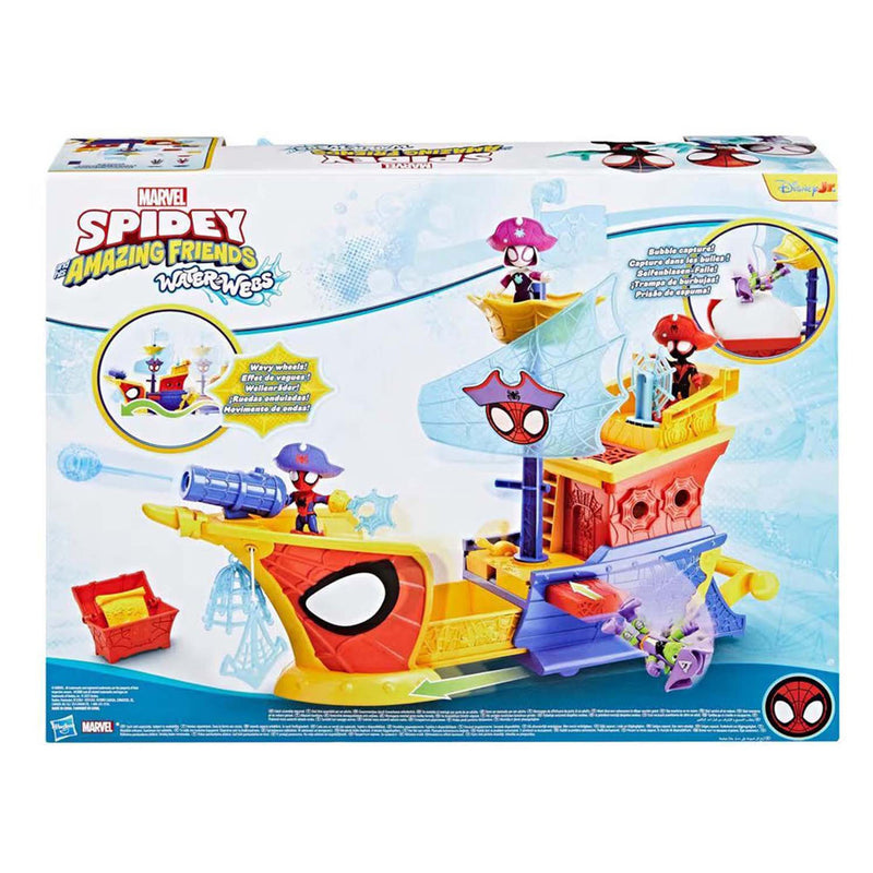 Chargez l'image dans la visionneuse de la galerie, Spidey water-webs ahoy pirantenschip met bubbels - incl. bellenblaas