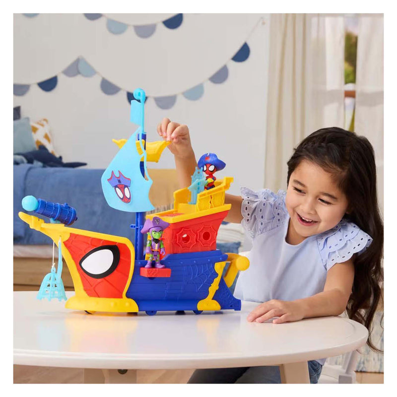 Chargez l'image dans la visionneuse de la galerie, Spidey water-webs ahoy pirantenschip met bubbels - incl. bellenblaas