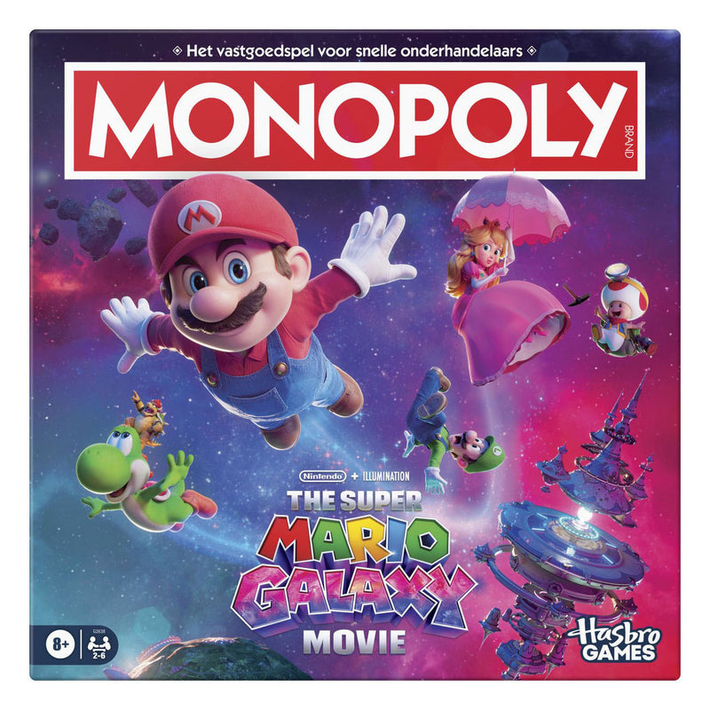Afbeelding laden in galerijviewer, Hasbro monopoly: the super mario galaxy movie edition nl