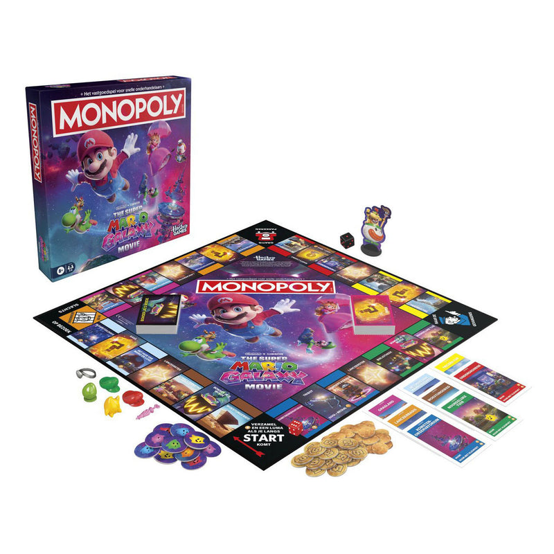 Chargez l'image dans la visionneuse de la galerie, Hasbro monopoly: the super mario galaxy movie edition nl