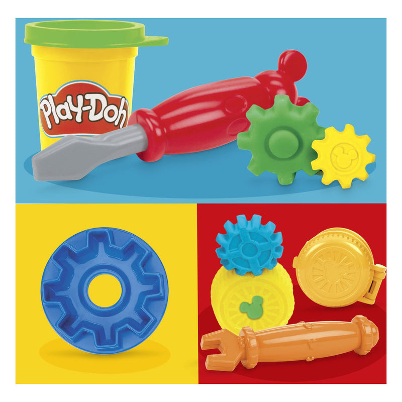 Chargez l'image dans la visionneuse de la galerie, Play-doh disney junior garage op reis, mickey-speelgoed