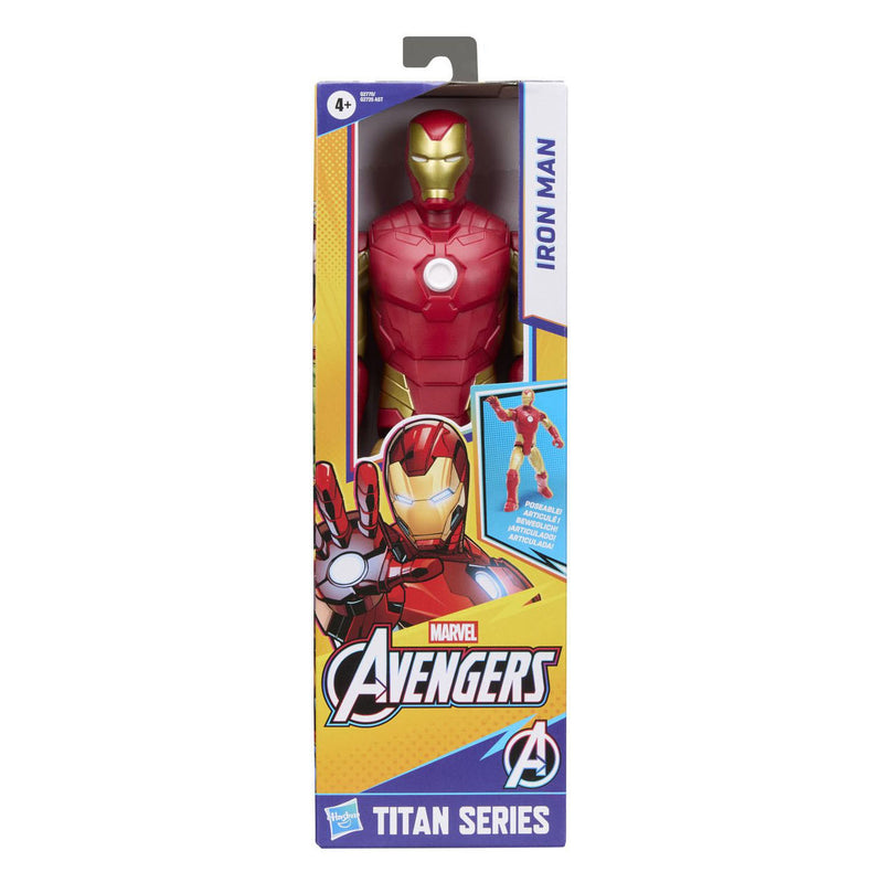 Afbeelding laden in galerijviewer, Hasbro marvel avengers titan series iron man speelfiguur