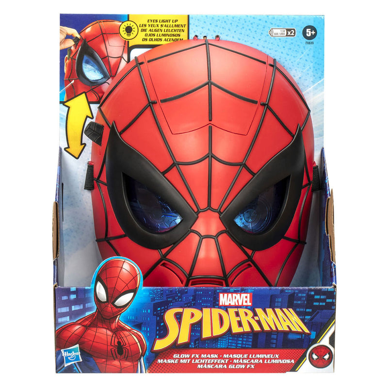 Afbeelding laden in galerijviewer, Hasbro marvel spider-man glow fx-masker