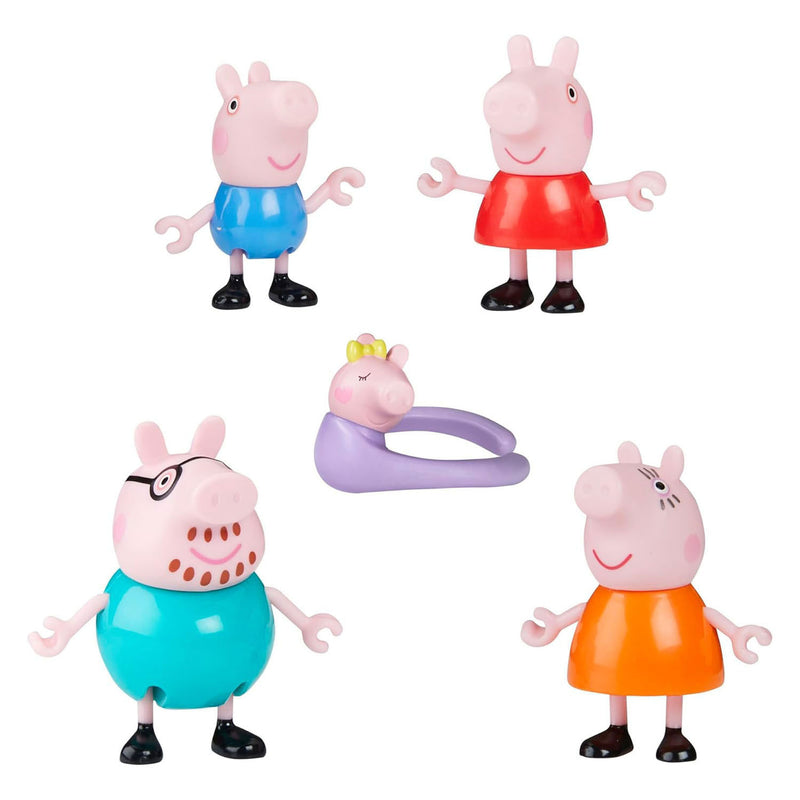 Afbeelding laden in galerijviewer, Peppa pig familie speelset - 5dlg.