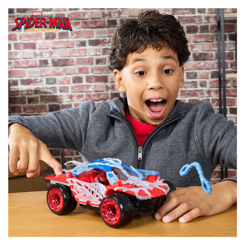 Afbeelding laden in galerijviewer, Hasbro spider-man brand new day web blast voertuig
