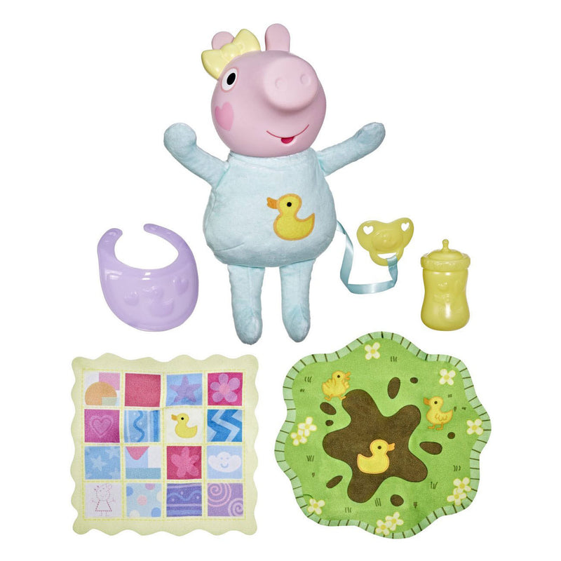 Afbeelding laden in galerijviewer, Hasbro peppa pig knuffel evie met accessoires