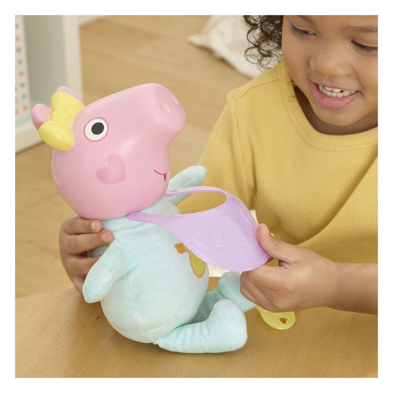 Afbeelding laden in galerijviewer, Hasbro peppa pig knuffel evie met accessoires
