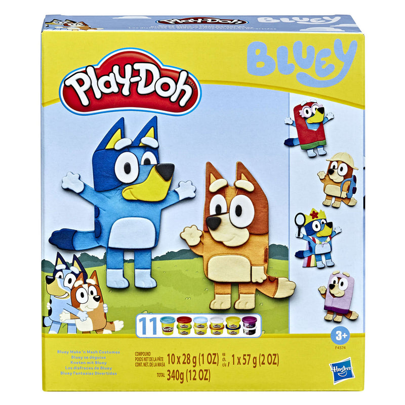 Afbeelding laden in galerijviewer, Play-doh bluey aankleed set - 11 kleipotjes