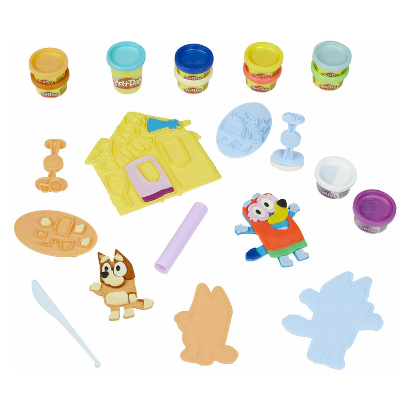 Afbeelding laden in galerijviewer, Play-doh bluey aankleed set - 11 kleipotjes