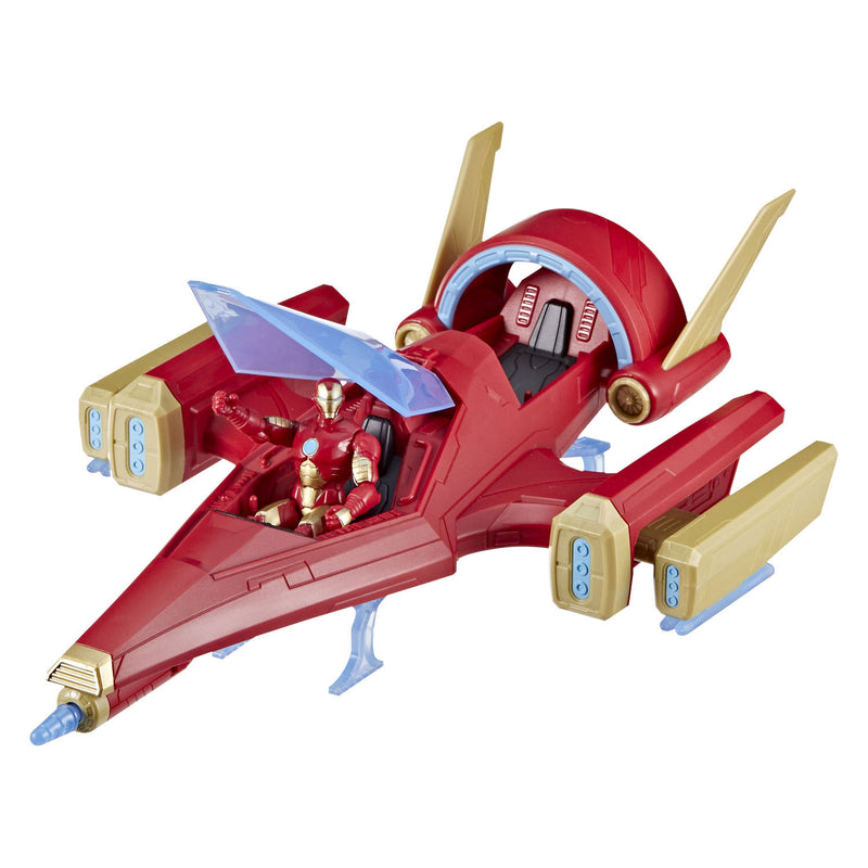Afbeelding laden in galerijviewer, Hasbro avengers epic hero series iron man repulsor blast battle jet