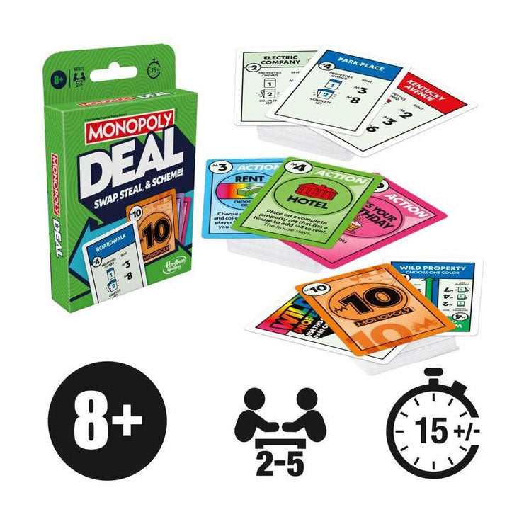 ギャラリービューアに画像をロードする, Monopoly deal kaartspel - belgische editie