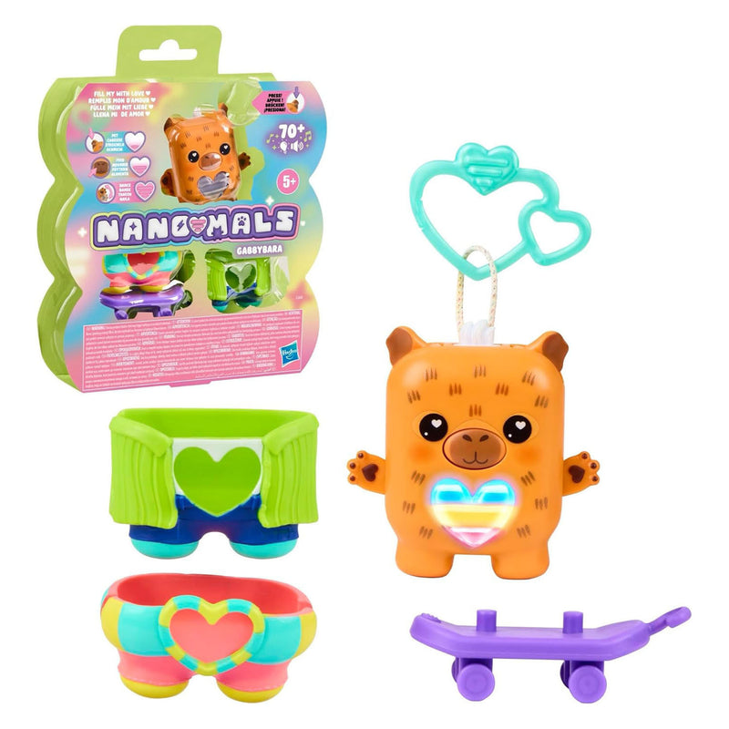 Afbeelding laden in galerijviewer, Hasbro nanomals gabbybara de capybara