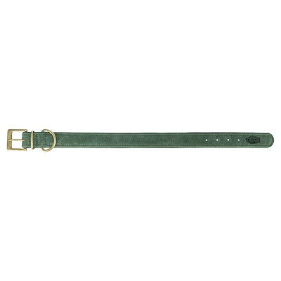 Afbeelding laden in galerijviewer, Trixie halsband hond pure leer saliegroen