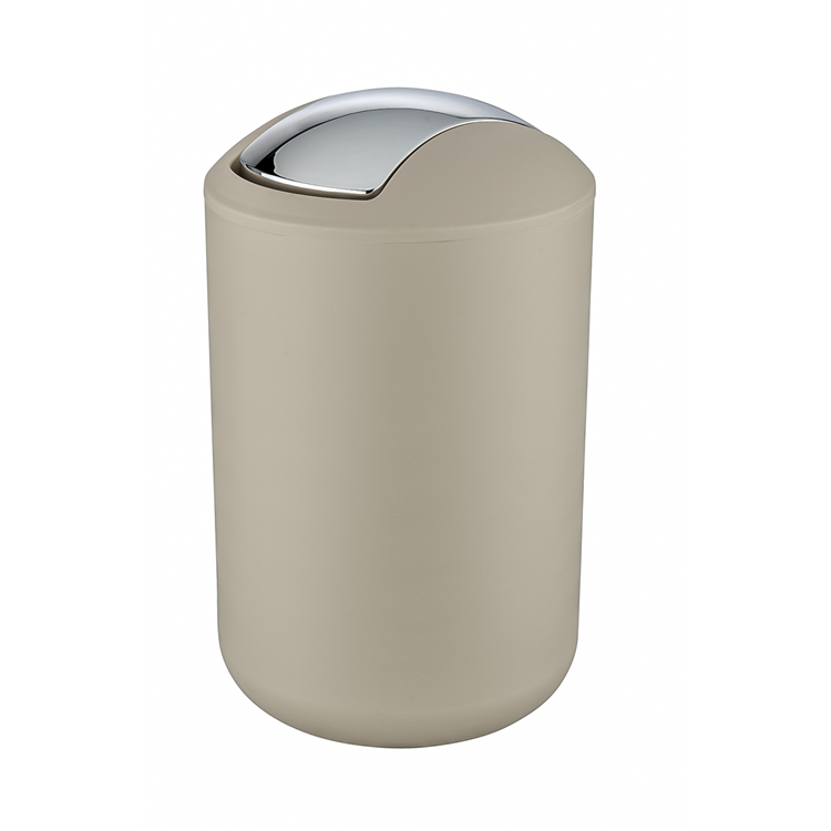 Afbeelding laden in galerijviewer, Wenko 1064925 - afvalemmer brasil l 6,5 liter taupe | 1 stuks