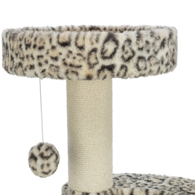 Load image into Gallery viewer, Trixie krabpaal leo panterprint rond creme