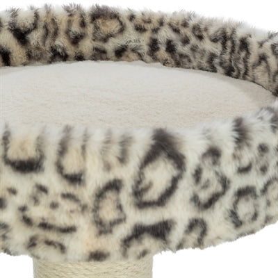 Load image into Gallery viewer, Trixie krabpaal leo panterprint rond creme