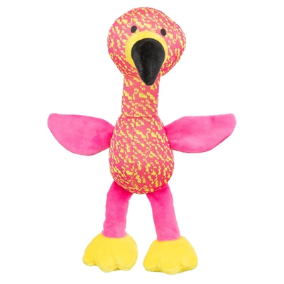 Load image into Gallery viewer, Trixie flamingo stof roze geel