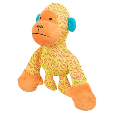 Load image into Gallery viewer, Trixie aap stof geel oranje