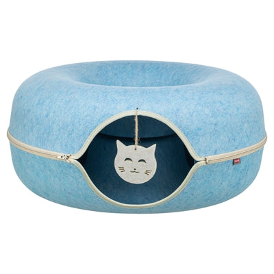 Load image into Gallery viewer, Trixie speeldonut vilt blauw