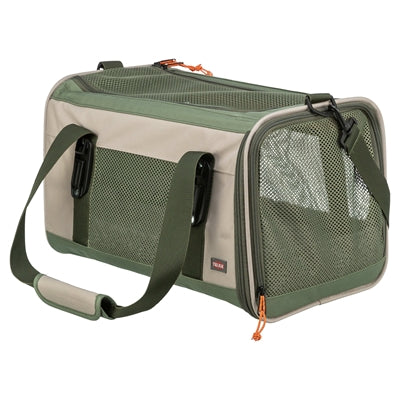 Load image into Gallery viewer, Trixie tas marlon maximaal 7 kg beige olijfgroen
