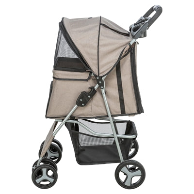 Afbeelding laden in galerijviewer, Trixie hondenbuggy maximaal 11 kg taupe