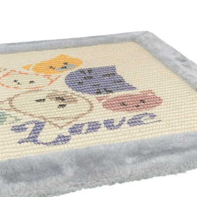Load image into Gallery viewer, Trixie krabmat mimi met speeltje grijs