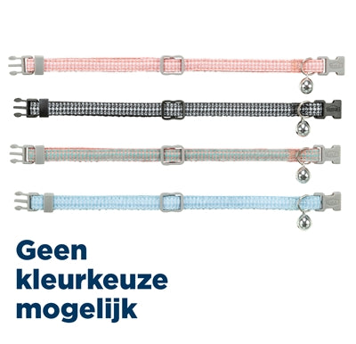 Load image into Gallery viewer, Trixie kattenhalsband hanenpoot motief assorti