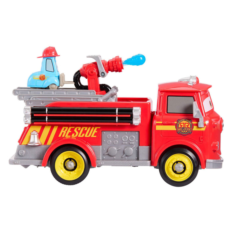 ギャラリービューアに画像をロードする, Mattel disney en pixar cars radiator springs racen en redden - brandweer - red en guido speelset